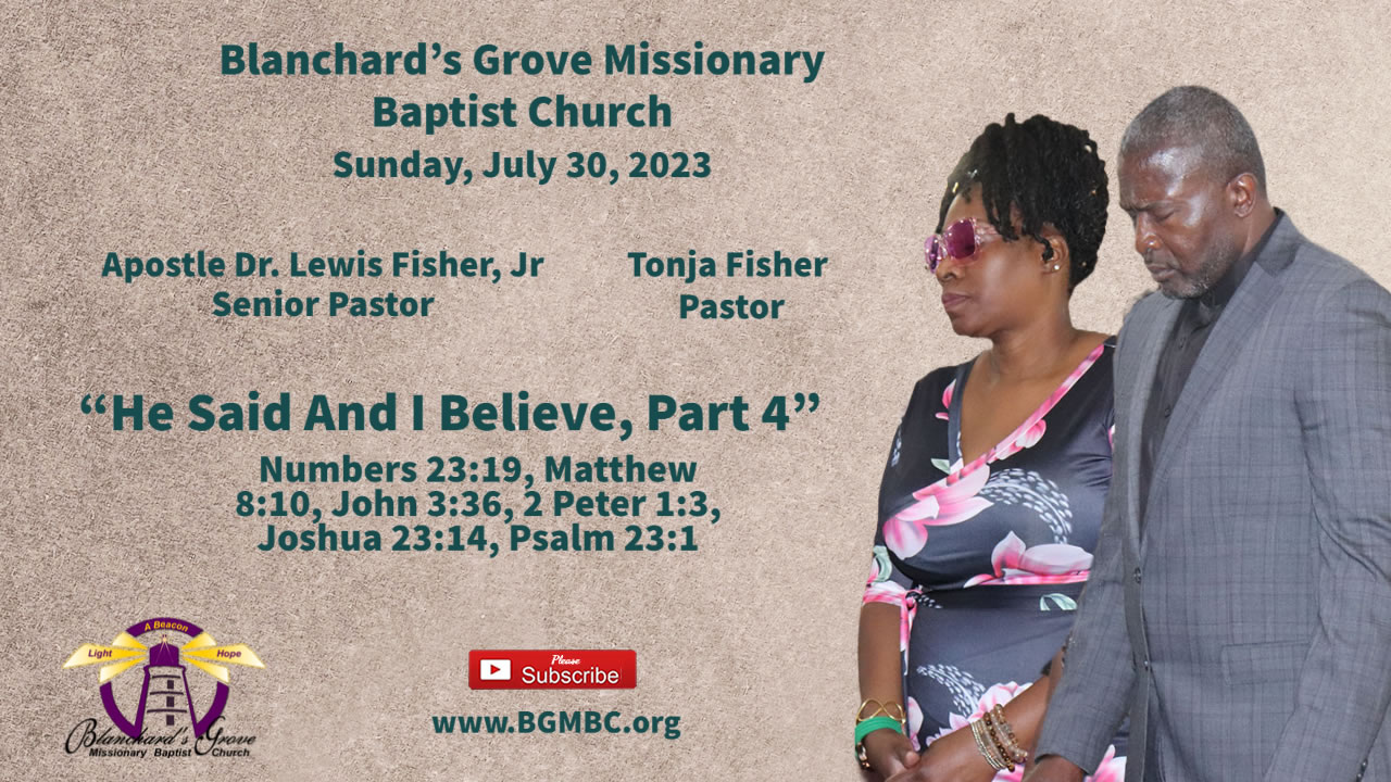 BGMBC-Sunday Services